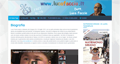 Desktop Screenshot of lucafaccio.it