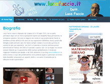 Tablet Screenshot of lucafaccio.it